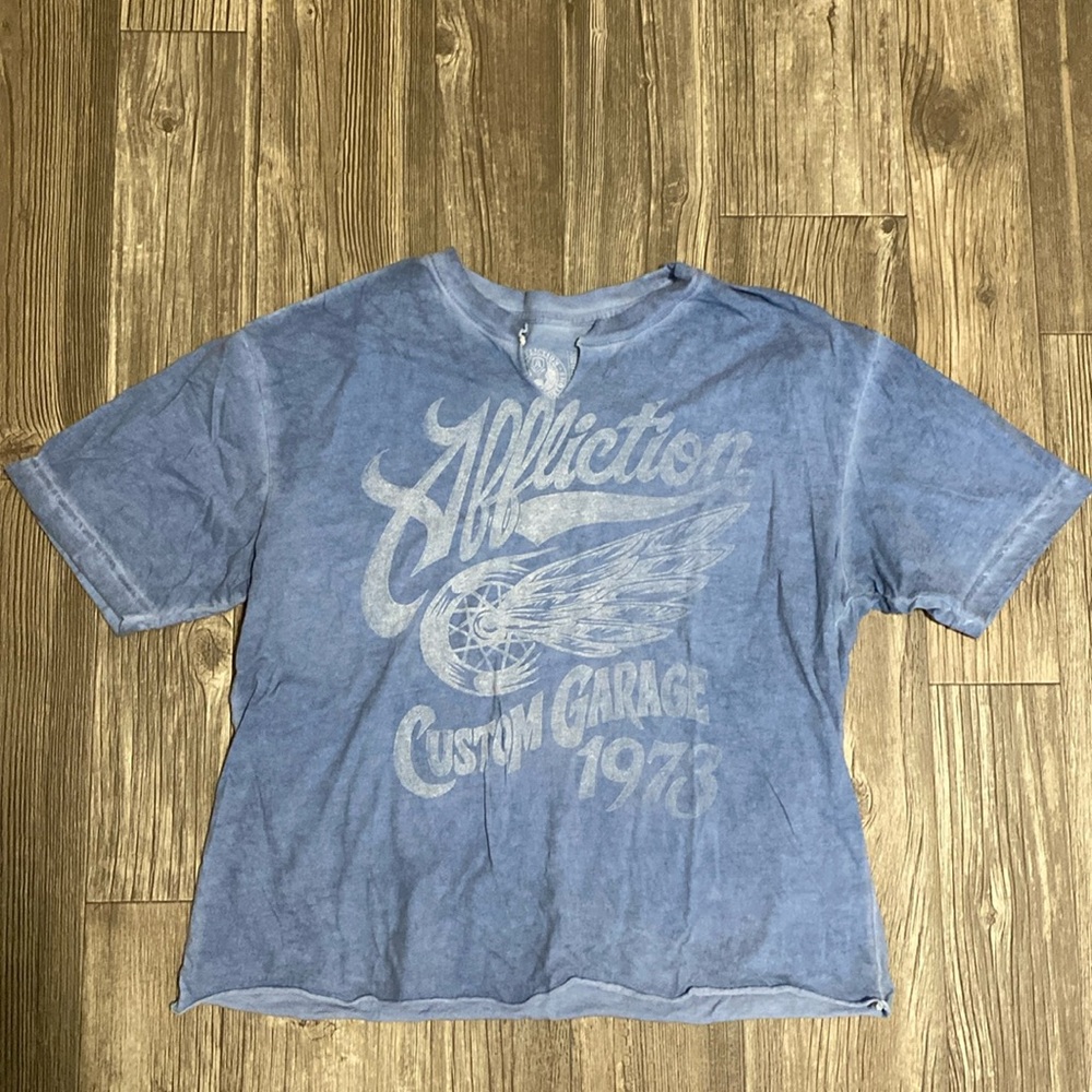 Affliction Women’s shirt blue